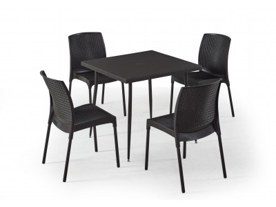 Градински комплект SUNNY set 4 (кафяво)